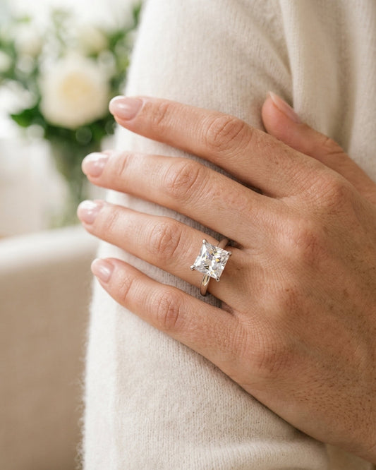 Engagement ring — Luxury Bridal Jewelry Close-up | Generated by Modelize