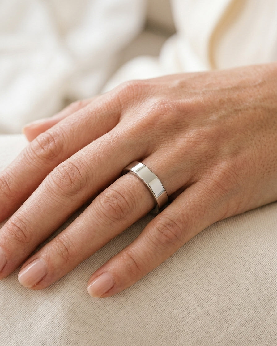 Wedding Ring Band — Luxury Bridal Jewelry Close-up | Generated by Modelize