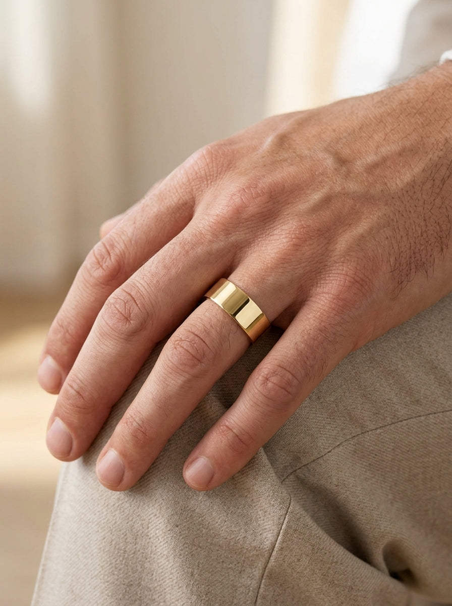 Wedding Ring Band — Luxury Bridal Jewelry Close-up | Generated by Modelize