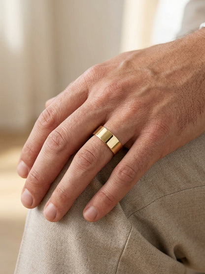 Wedding Ring Band — Luxury Bridal Jewelry Close-up | Generated by Modelize