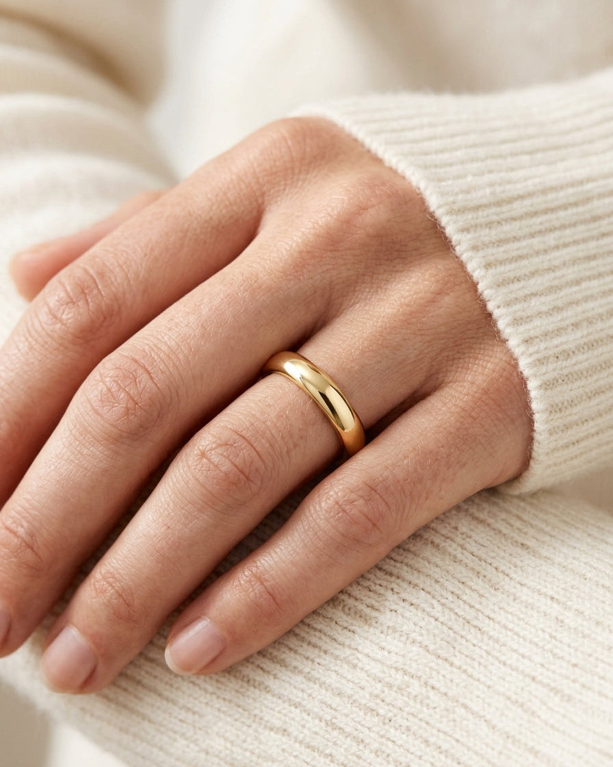 Wedding Ring Band — Luxury Bridal Jewelry Close-up | Generated by Modelize