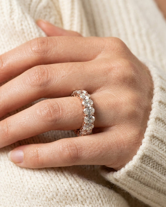 Eternity Band — Luxury Bridal Jewelry Close-up | Generated by Modelize