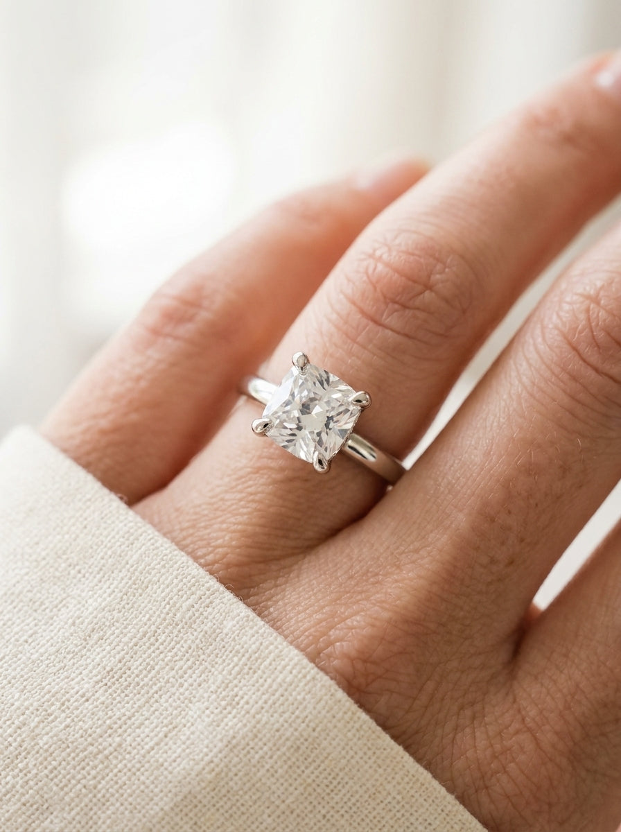 Engagement Ring — Luxury Bridal Jewelry Close-up | Generated by Modelize