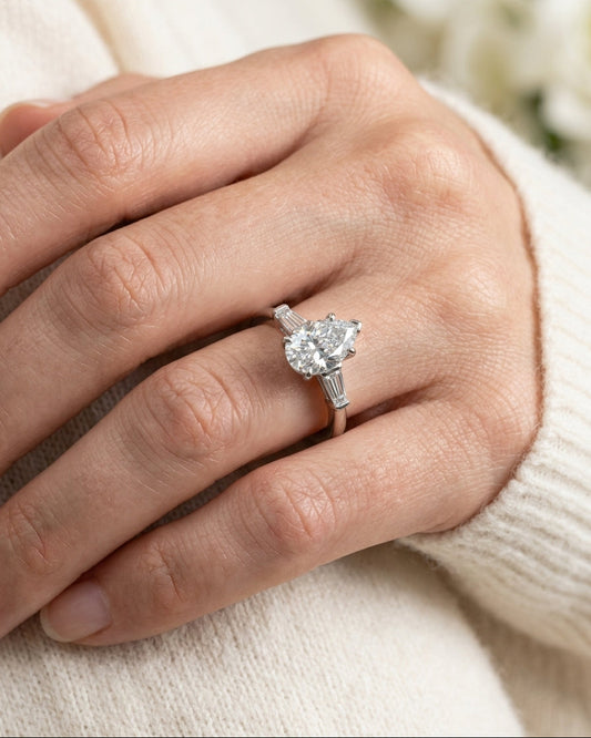 Engagement Ring — Luxury Bridal Jewelry Close-up | Generated by Modelize