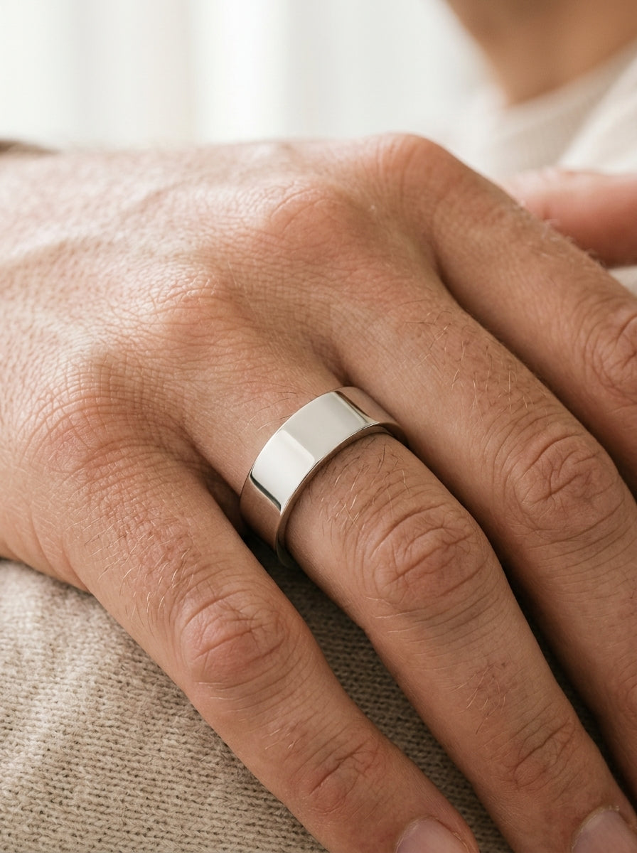 Wedding Ring Band — Luxury Bridal Jewelry Close-up | Generated by Modelize