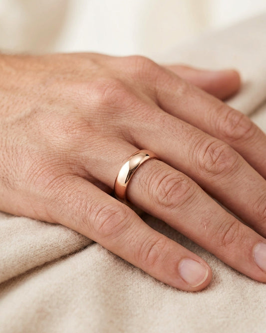 Wedding Ring Band — Luxury Bridal Jewelry Close-up | Generated by Modelize