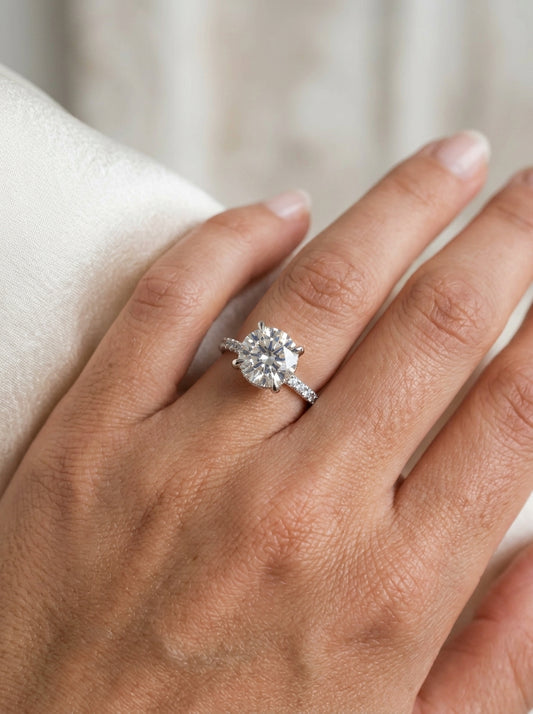 Engagement ring — Luxury Bridal Jewelry Close-up | Generated by Modelize