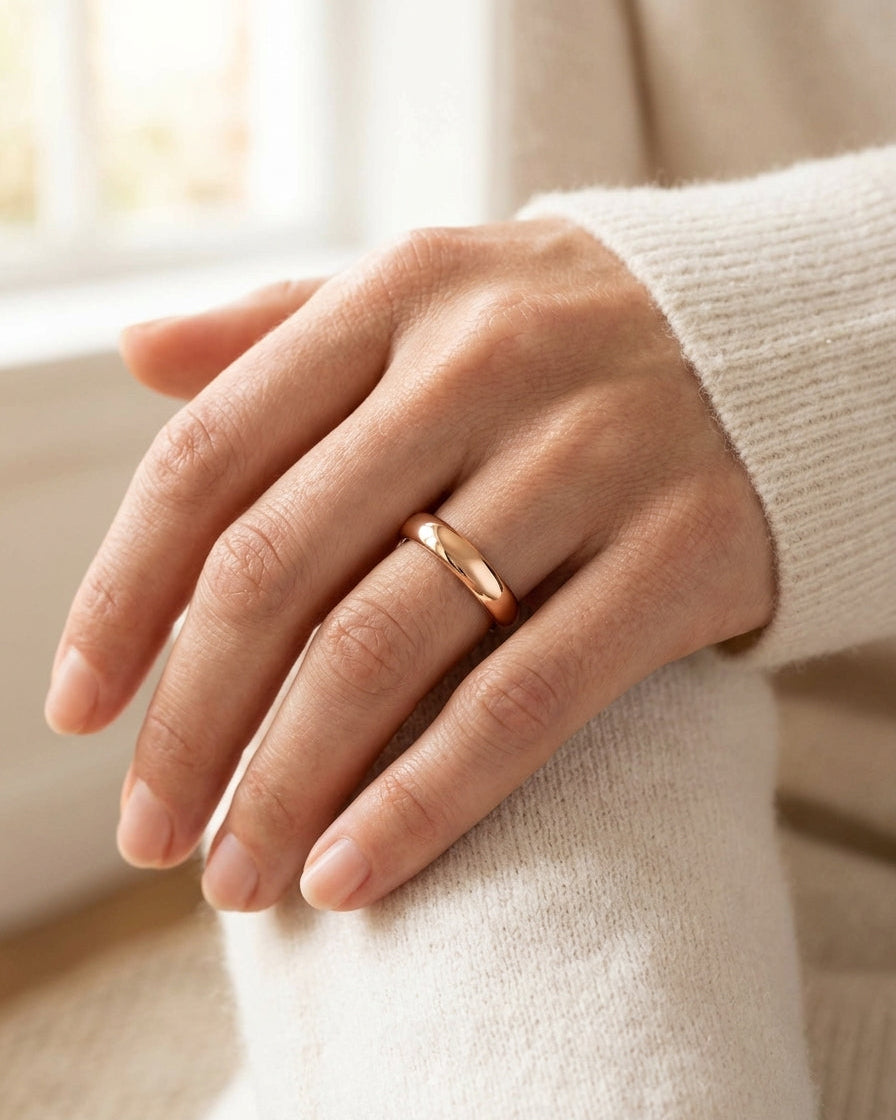 Wedding Ring Band — Luxury Bridal Jewelry Close-up | Generated by Modelize