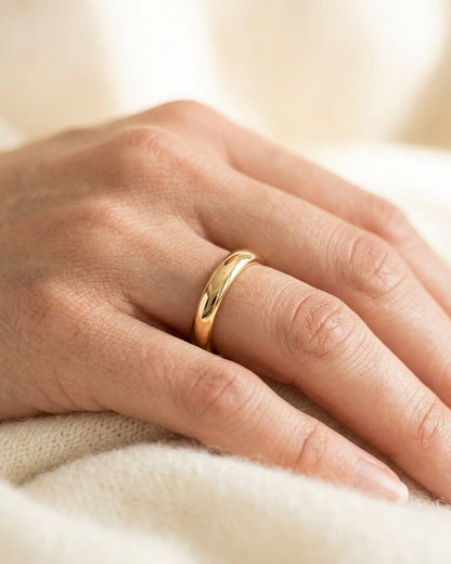 Wedding Ring Band — Luxury Bridal Jewelry Close-up | Generated by Modelize