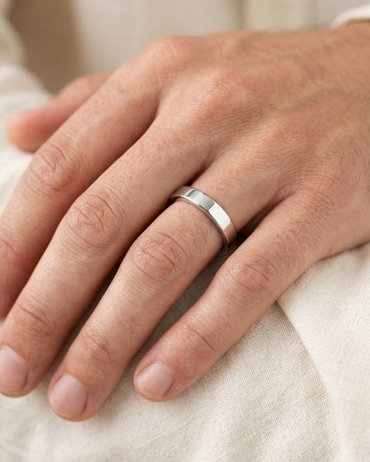 Wedding Ring Band — Luxury Bridal Jewelry Close-up | Generated by Modelize