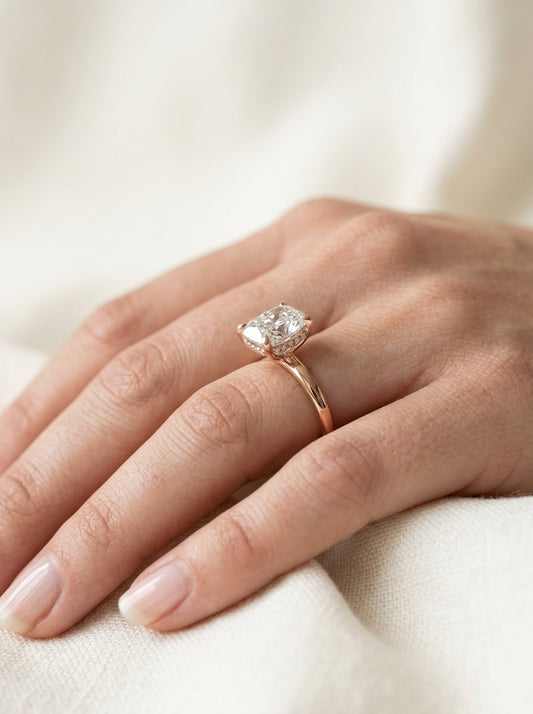 Engagement Ring — Luxury Bridal Jewelry Close-up | Generated by Modelize