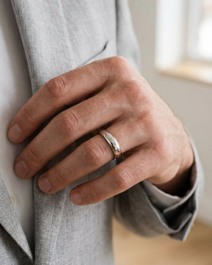 Wedding Ring Band — Luxury Bridal Jewelry Close-up | Generated by Modelize