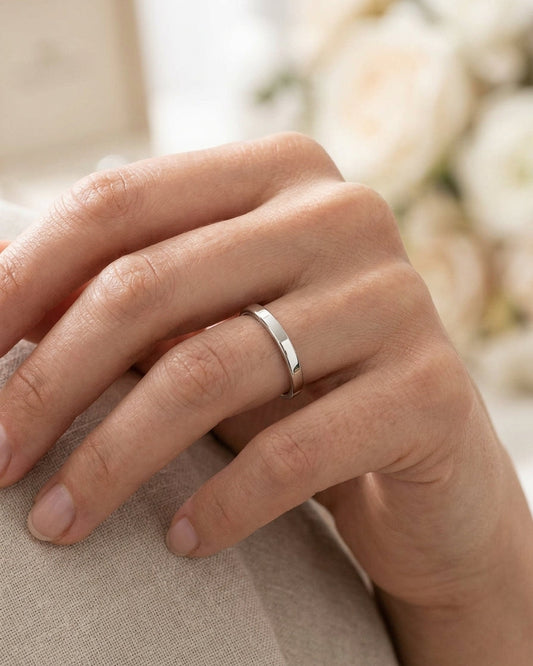Wedding Ring Band — Luxury Bridal Jewelry Close-up | Generated by Modelize