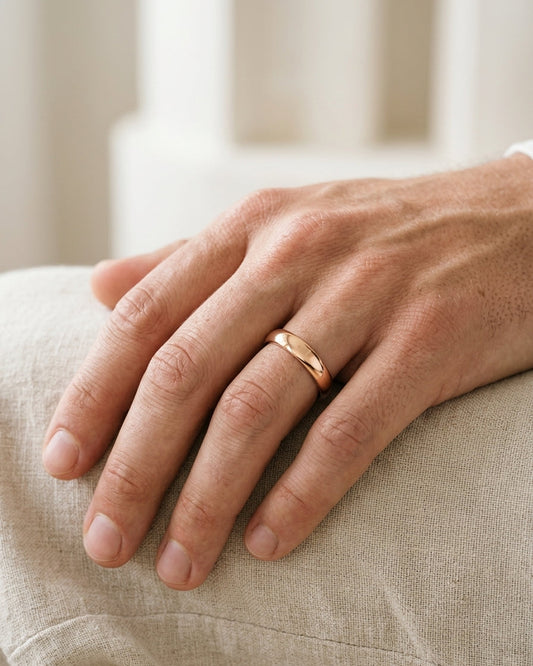 Wedding Ring Band — Luxury Bridal Jewelry Close-up | Generated by Modelize