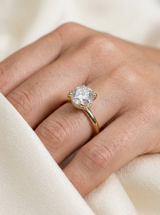 Engagement Ring — Luxury Bridal Jewelry Close-up | Generated by Modelize