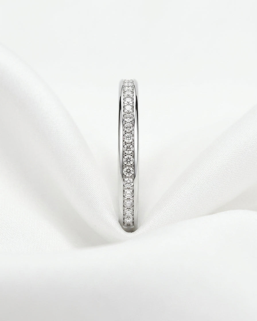 Ring — Minimalist White Cloth Jewelry Set | Generated by Modelize