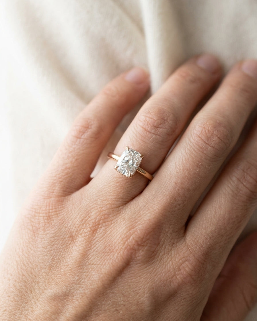 Engagement Ring — Luxury Bridal Jewelry Close-up | Generated by Modelize