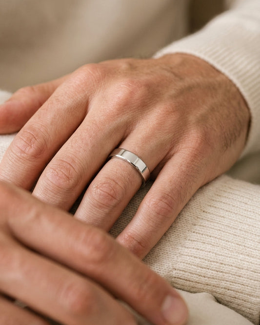 Wedding Ring Band — Luxury Bridal Jewelry Close-up | Generated by Modelize
