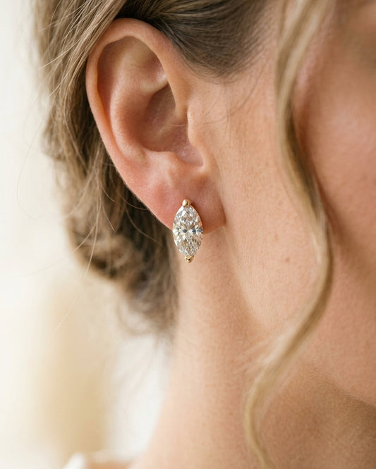Earrings — Luxury Bridal Jewelry Close-up | Generated by Modelize