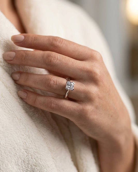 Engagement ring — Luxury Bridal Jewelry Close-up | Generated by Modelize
