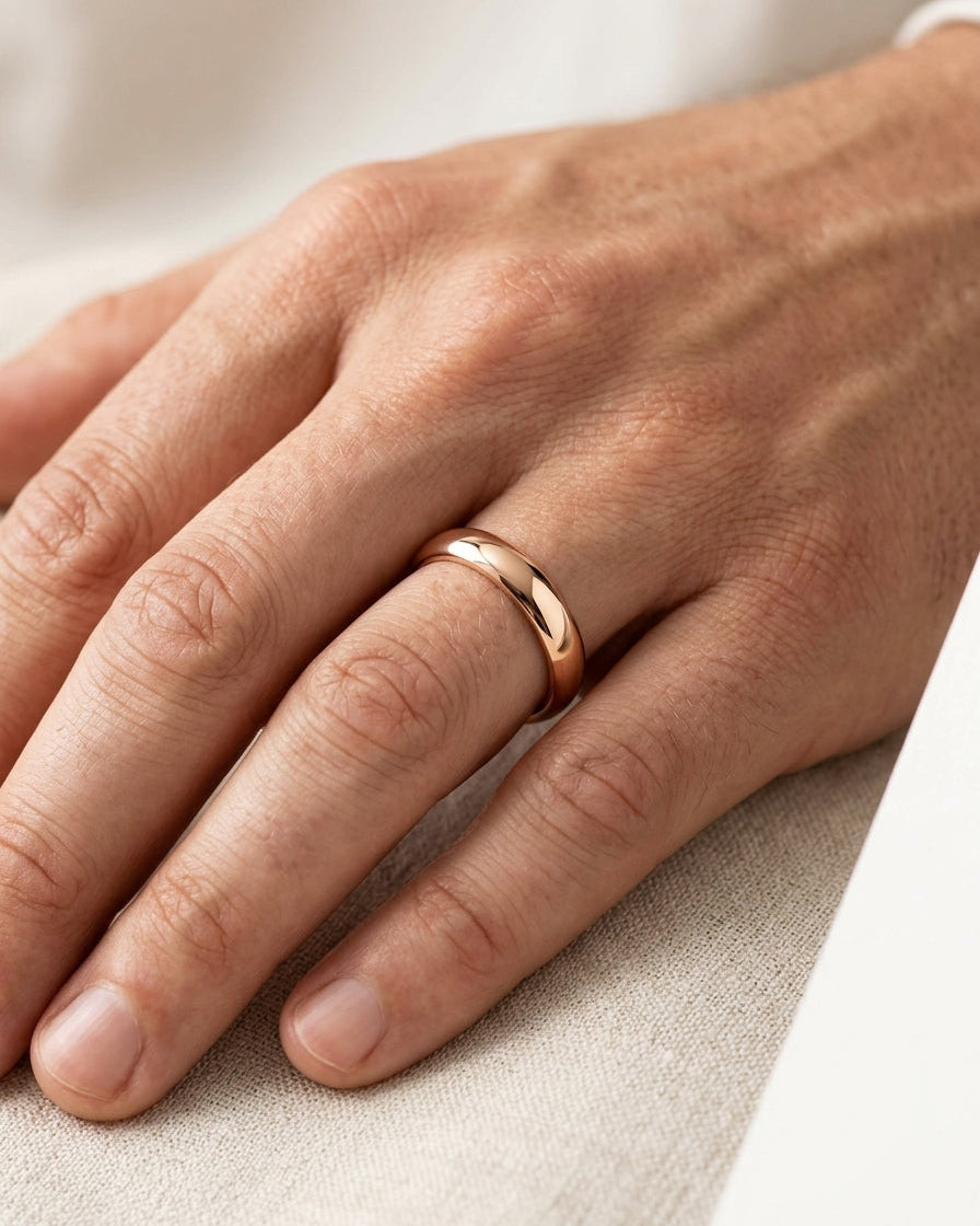 Wedding Ring Band — Luxury Bridal Jewelry Close-up | Generated by Modelize