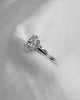 Oval Platinum Lab Grown Diamond Solitaire - Lester & Brown