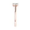 Oval Rose Gold Lab Grown Diamond Solitaire - Lester & Brown