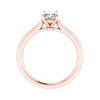 Oval Rose Gold Lab Grown Diamond Solitaire - Lester & Brown