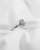 Pear & Tapered Baguette | White Gold Lab Grown Diamond Trilogy Engagement Ring - Lester & Brown