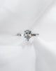 Pear & Tapered Baguette | White Gold Lab Grown Diamond Trilogy Engagement Ring - Lester & Brown