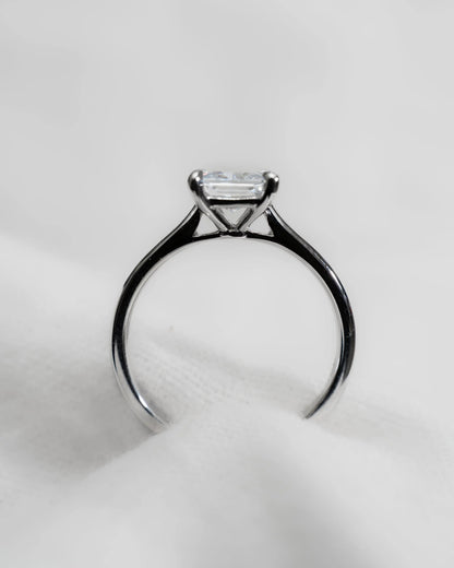 Princess Platinum Lab Grown Diamond Solitaire - Lester & Brown