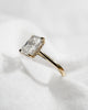 Radiant Hidden Halo Solitaire 18k Yellow Gold | Lab Grown Diamond Engagement Ring - Lester & Brown