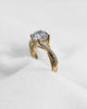 Round 18K Yellow Gold Lab Grown Diamond Set Shoulders - Lester & Brown