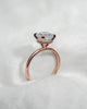 Round Rose Gold Lab Grown Solitaire (Hidden Halo) - Lester & Brown