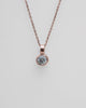 Round Rub - Over 1ct Lab - Grown Diamond Pendant | 18K Rose Gold - Lester & Brown