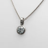 Round Rub - Over 1ct Lab - Grown Diamond Pendant | 18K White Gold - Lester & Brown