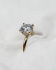 Round Yellow Gold Lab Grown Solitaire (Hidden Halo) - Lester & Brown